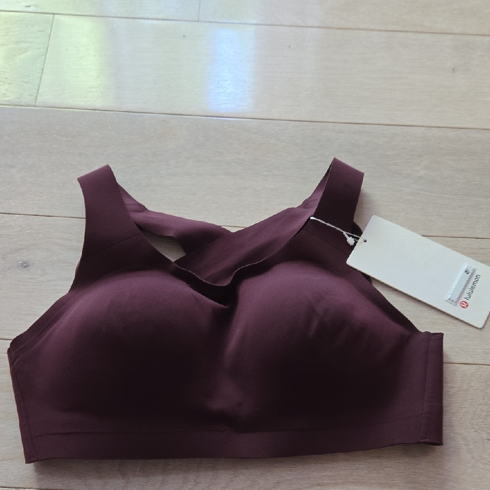 Lululemon Athletica Dark Red Sports Bra